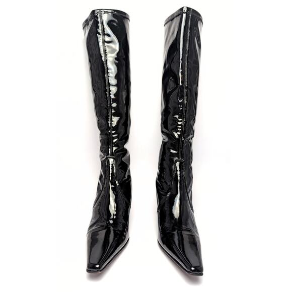 Donald J. Pliner Black Ankle Boots - Picture 2 of 9